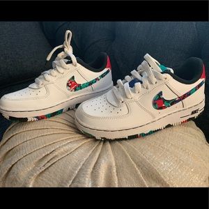Multi color child Nikes